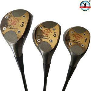 RARE! Daiwa Exceler Hand Crafted Graphite Head Wood Set 3,,5 7 R-Flex/ R-Hand